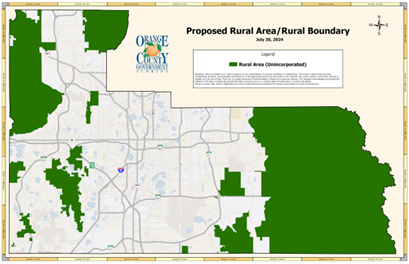 Orange County Proposed Rural Area/Rural Boundary Map