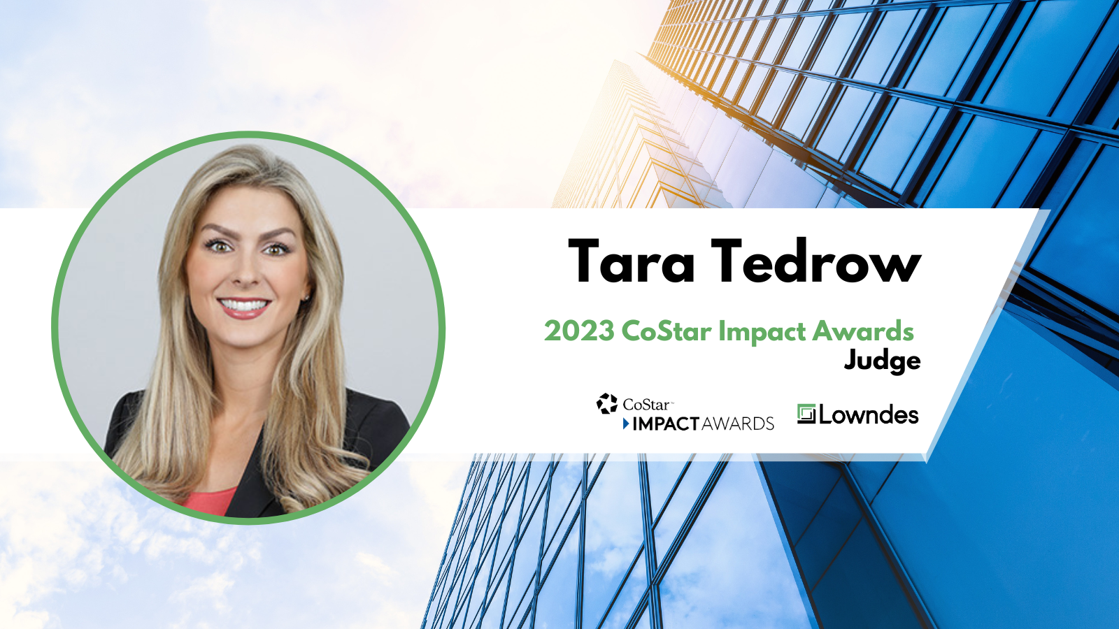 Tara Tedrow Judges the 2023 CoStar Impact Awards